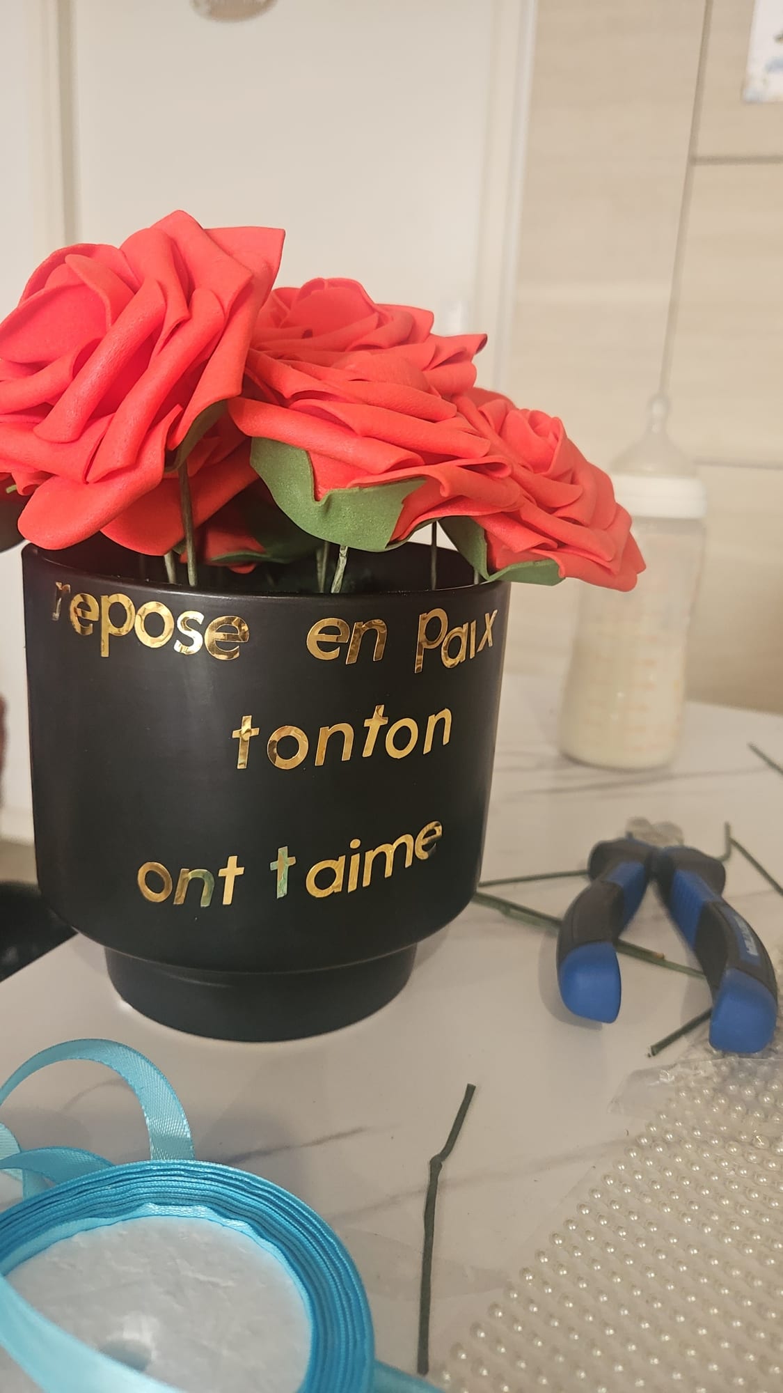 pot florale personalisé